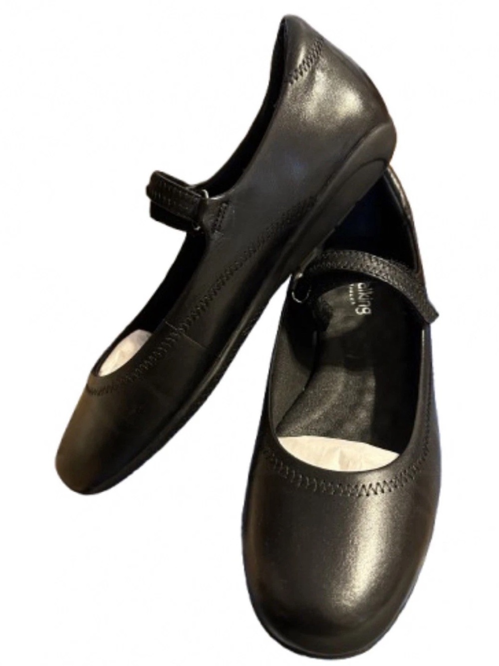 Walking Cradles Black Mary Jane Shoes 8.5 NARROW - Picture 3 of 6
